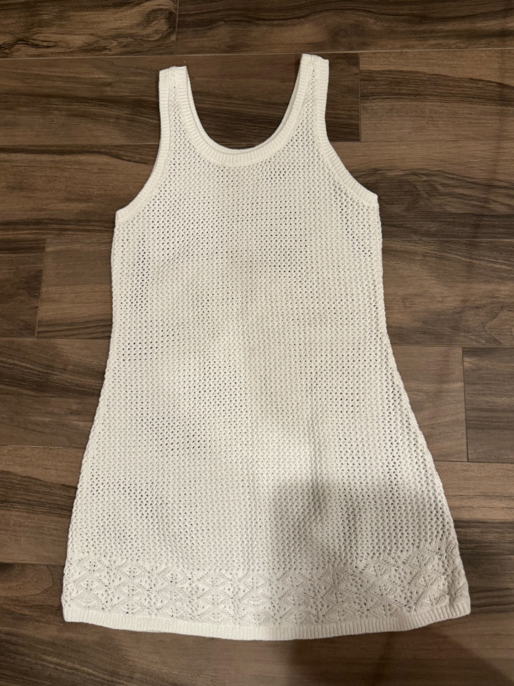Abercrombie & Fitch White Knit Tank Dress - Kids - A